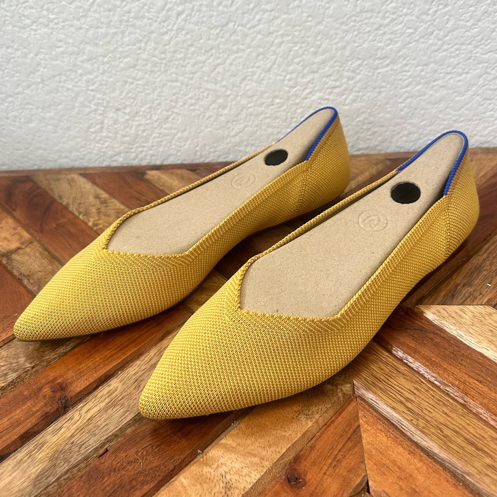 Rothys The Point Sunflower Yellow Size 7.5